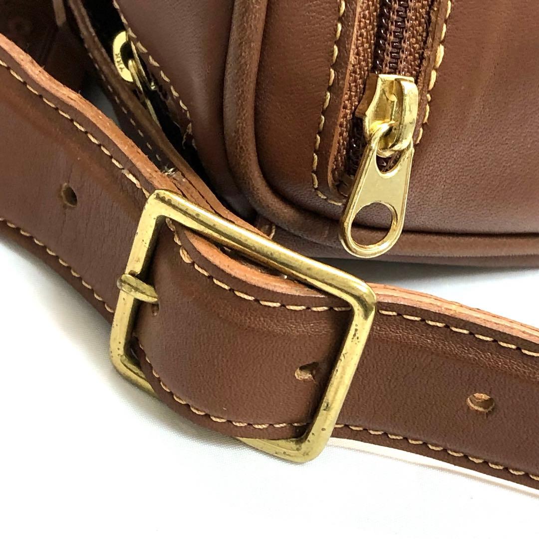希少✨　COACH オールドコーチ　ボディバッグ　ウエストポーチ　ブラウン