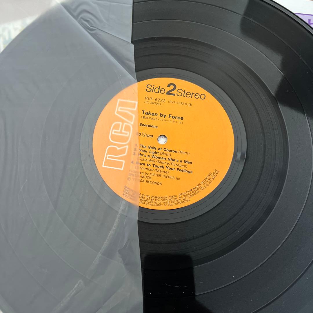 洋楽 SCORPIONS TAKEN BY FORCE RCA