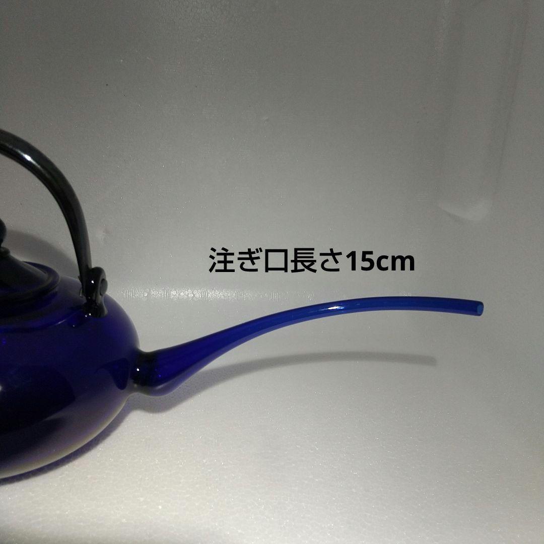 長~い注ぎ口の長崎 チロリ 冷酒 急須 吹きガラス ガラス工芸品 見た目綺麗