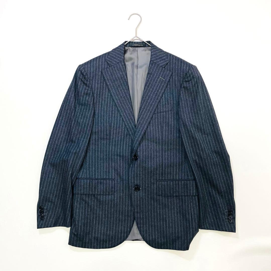 6517【美品】コルネリアーニ　スーツ上下セット　イタリア製　総裏仕立て