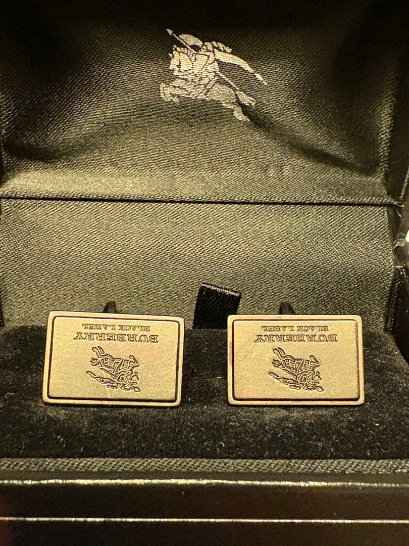 BURBERRY BLACK LABELタイピン&カフスセット