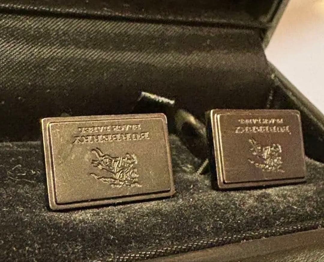 BURBERRY BLACK LABELタイピン&カフスセット