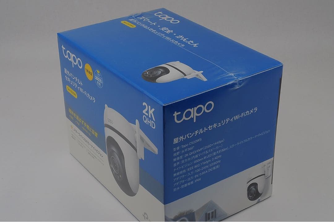 【新品】Tp-Link Tapo C520WS 2K QHD Wi-Fiカメラ
