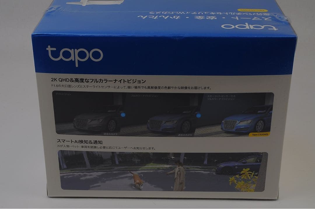 【新品】Tp-Link Tapo C520WS 2K QHD Wi-Fiカメラ