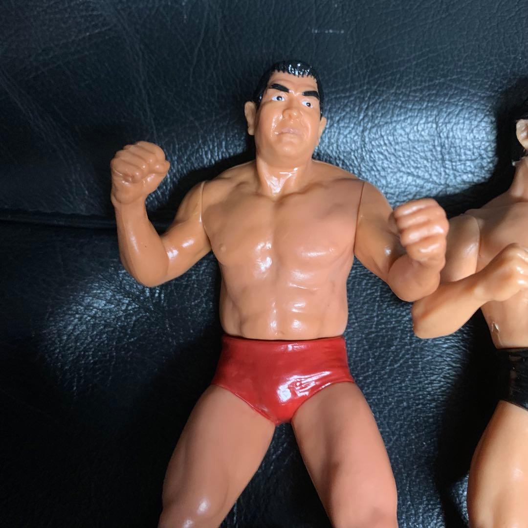 プロレスフィギュアアントニオ猪木坂口征二藤波辰巳セットチャンピオンベルト付き