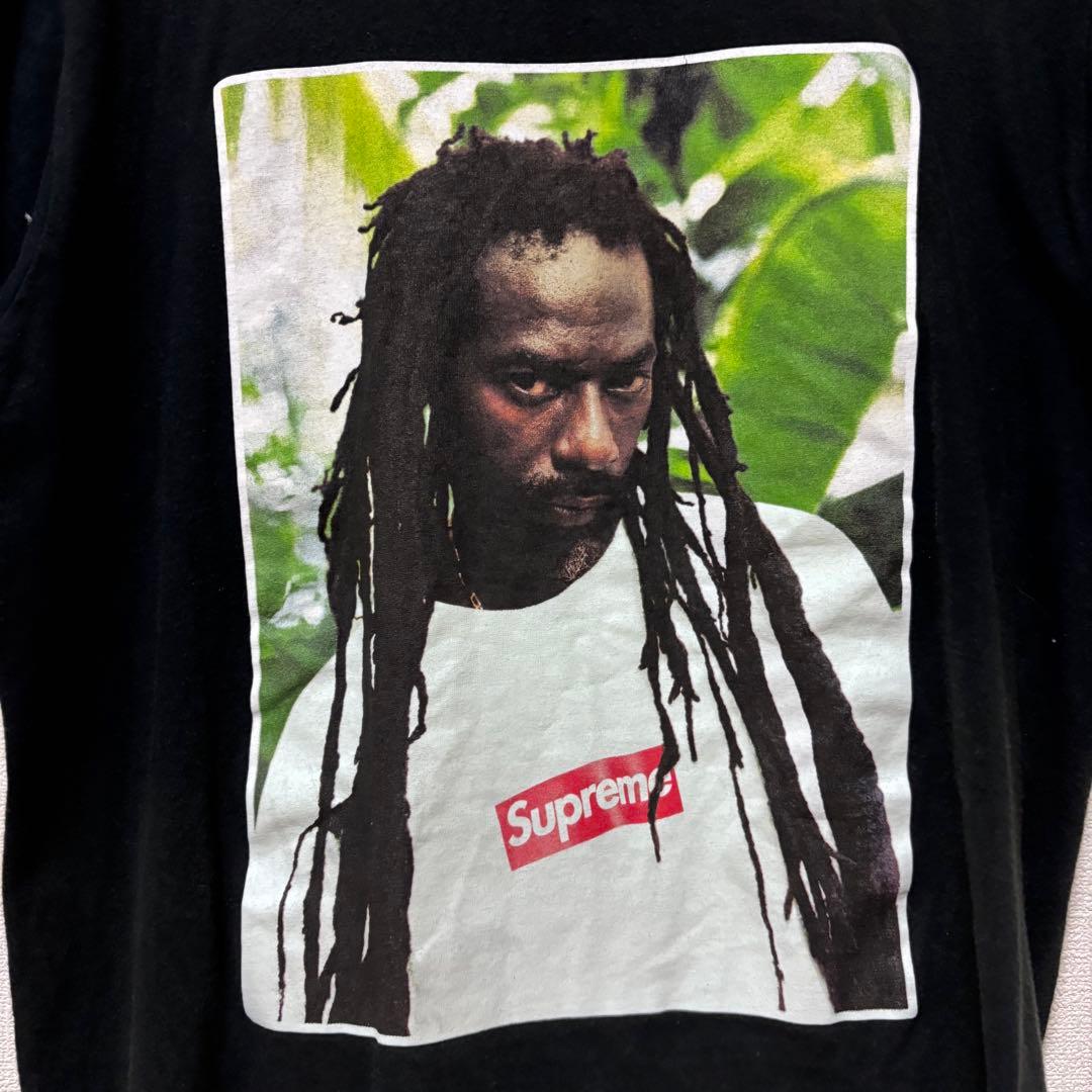 【大人気】Supreme Buju Banton Tee \"Black\"