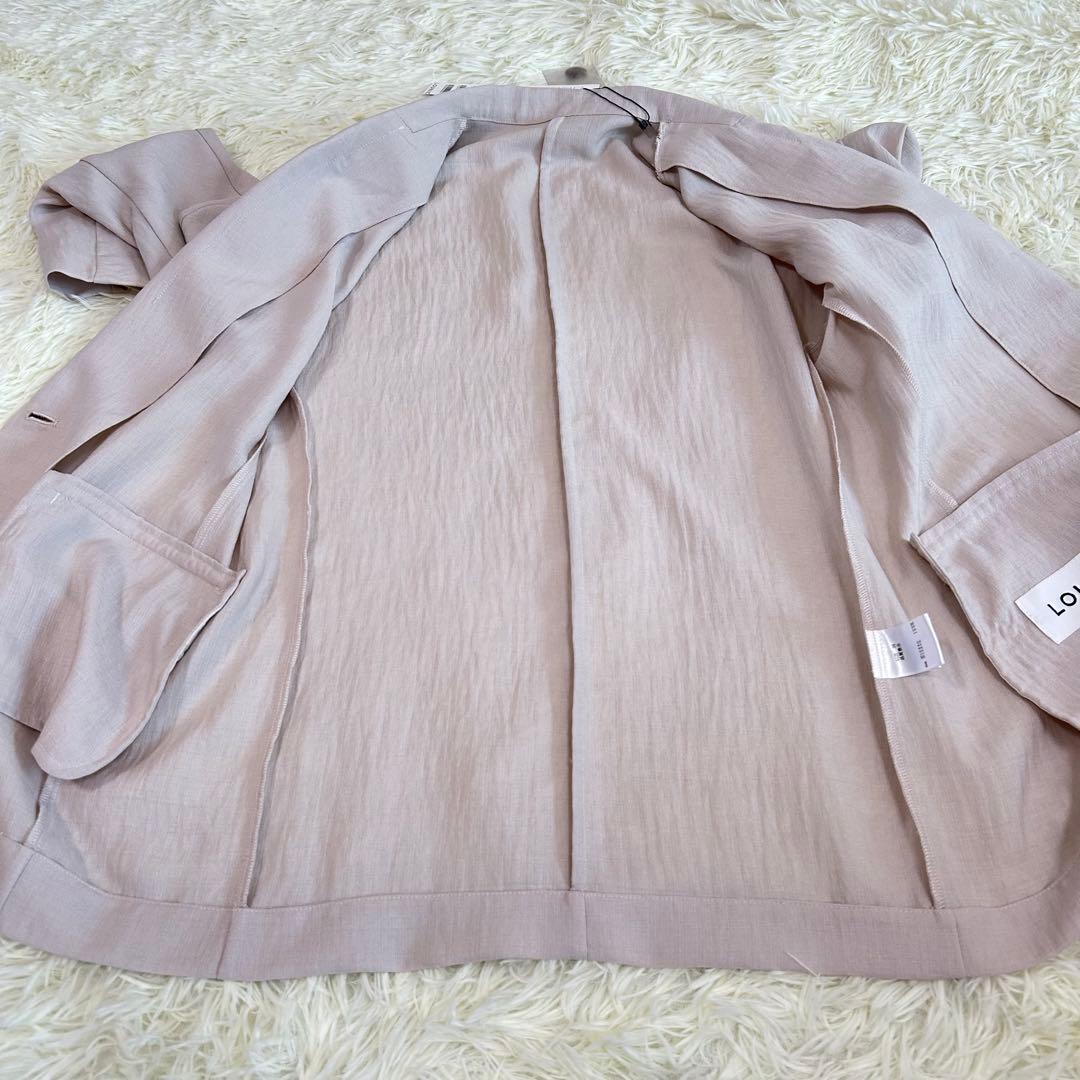 【新品】ルーニィ LOUNIE 洗える♡テーラードジャケット リネンライク