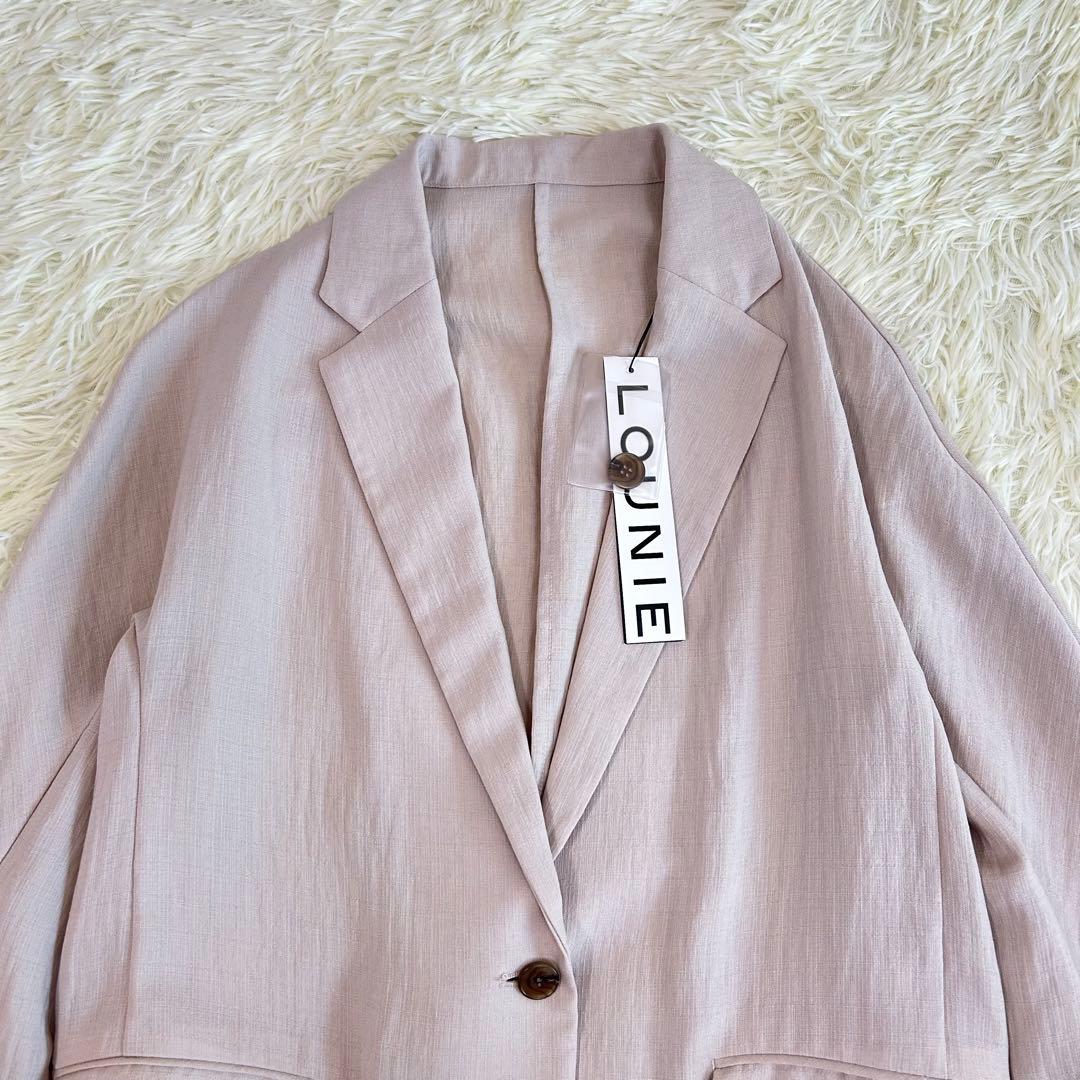 【新品】ルーニィ LOUNIE 洗える♡テーラードジャケット リネンライク