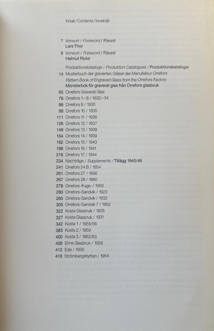 御値引◉ Swedish Glass Catalogues 1915-1960