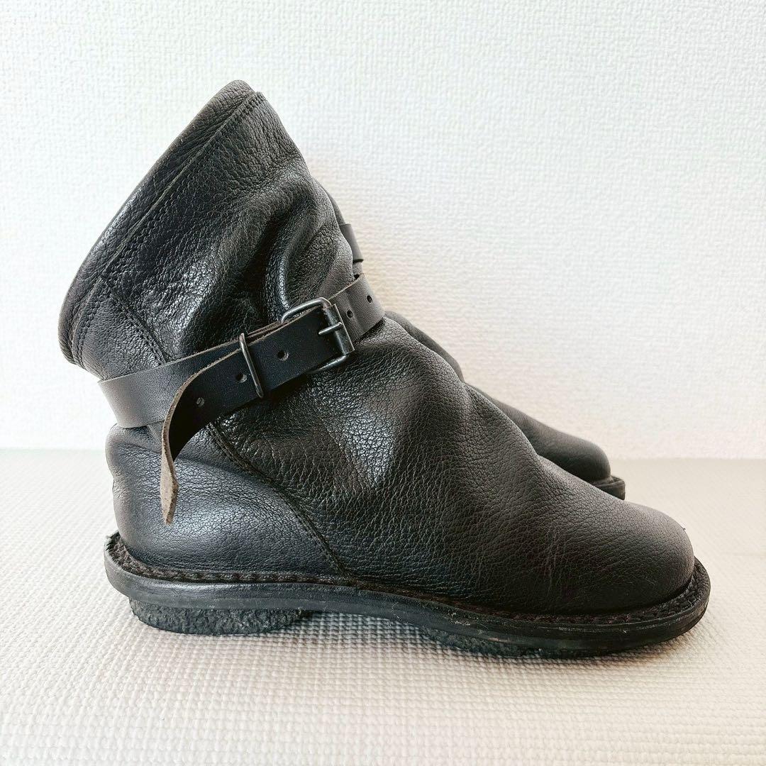 美品✨️トリッペン 36 BOMB ボム ショートブーツ レザー ブラック