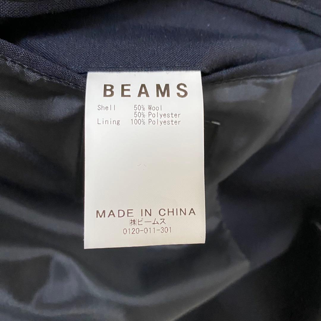 BEAMS 3ステップ ポケットブレザー ジャケット 紺ブレ 金ボタン