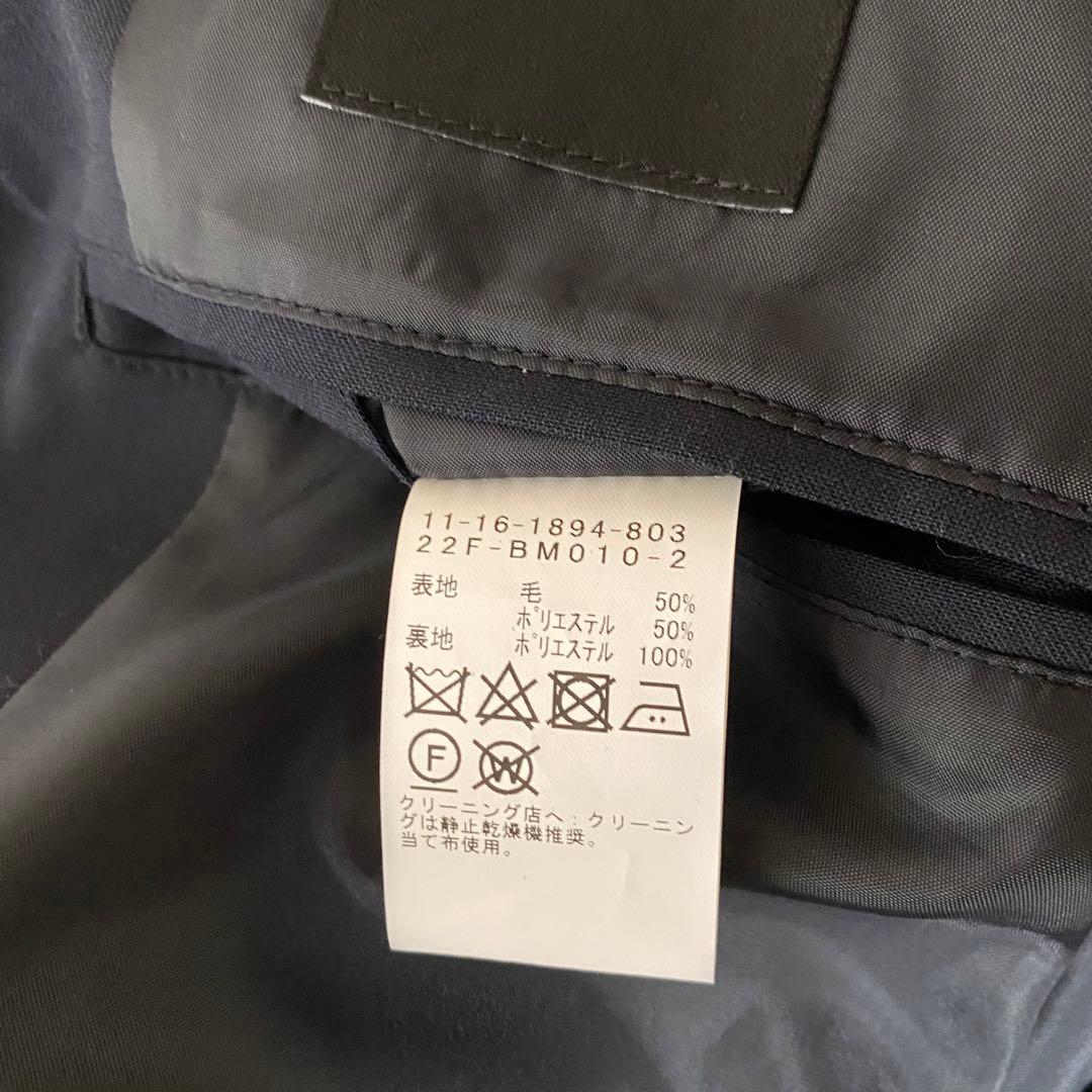 BEAMS 3ステップ ポケットブレザー ジャケット 紺ブレ 金ボタン