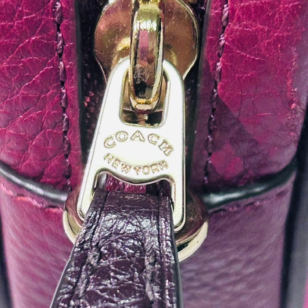 【美品】コーチ ジェスベルトバッグ ピンク ショルダー ポーチ COACH