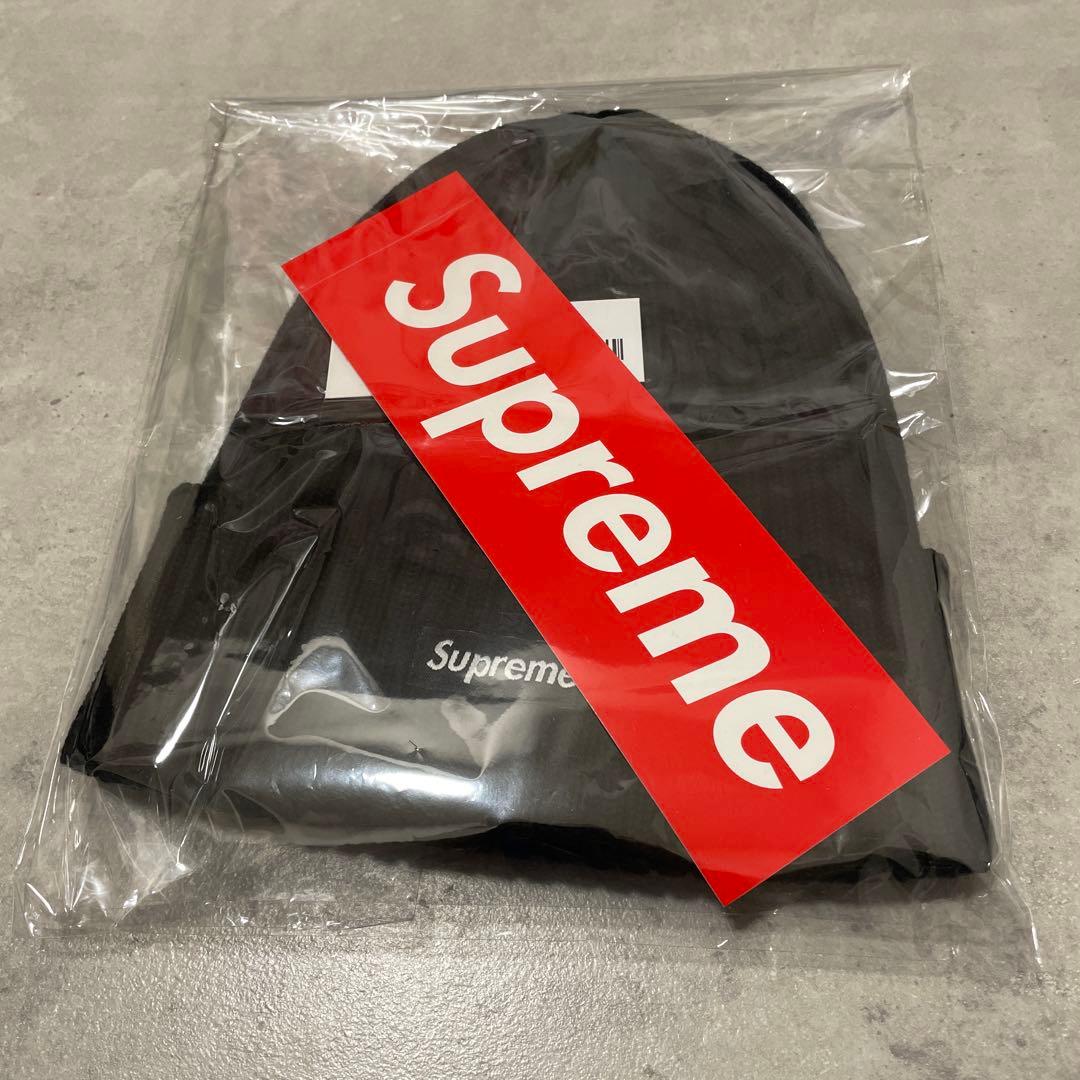 ビーニー　ブラック　Supreme Overdyed Beanie