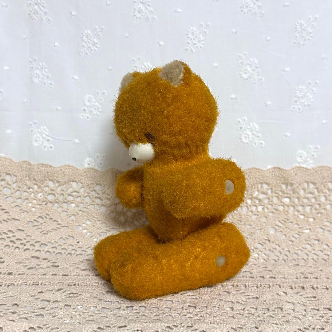 旧東ドイツ　DDRベア　テディベア　ヴィンテージ　イエロー　黄色