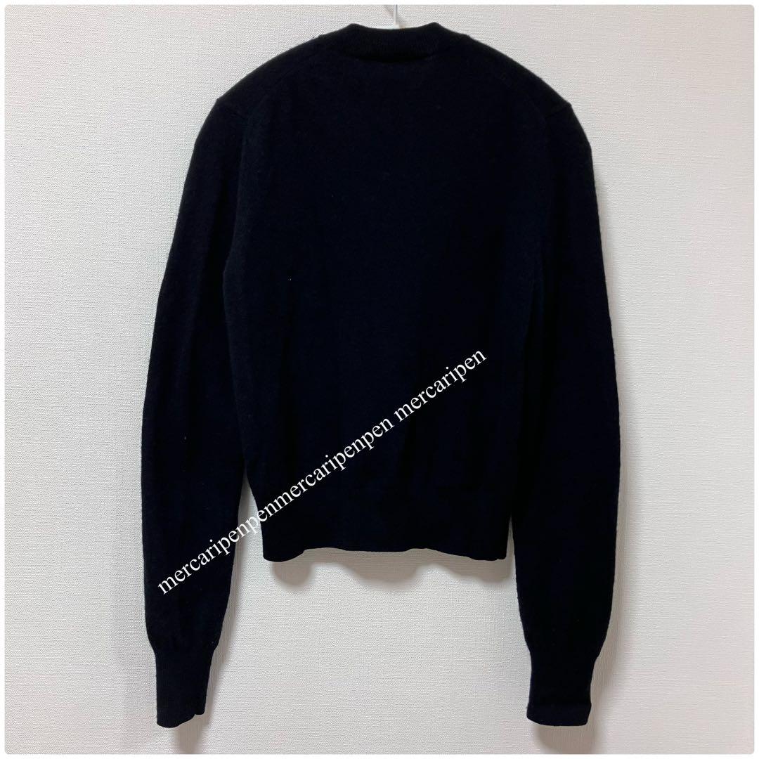 acne studios アクネ　カーディガン　クルーネック　フェイスパッチ