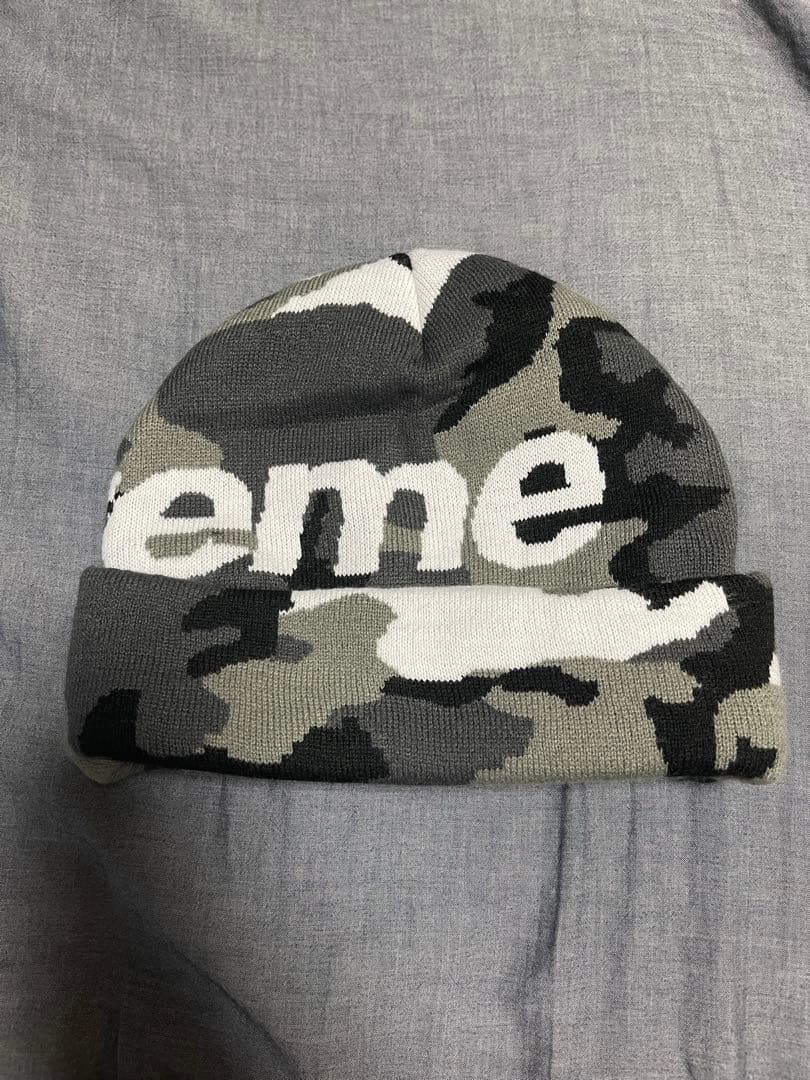 Supreme Camo big logo Beanie 完全正規品