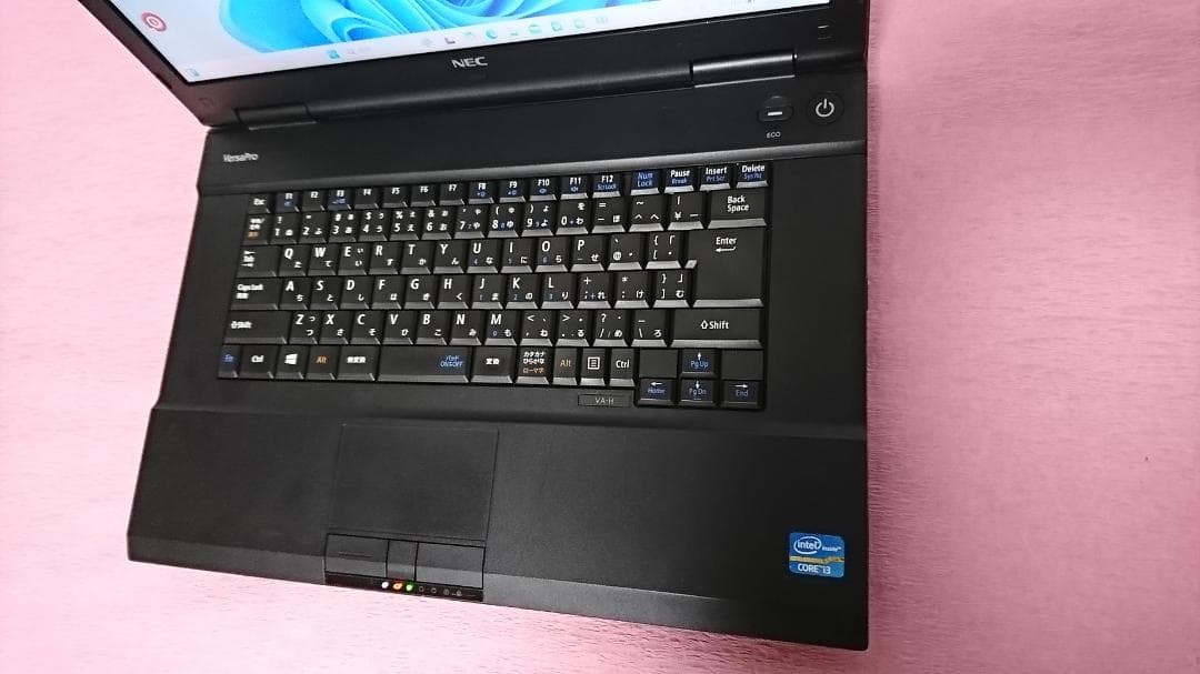 NEC　i3 SSDノートパソコン