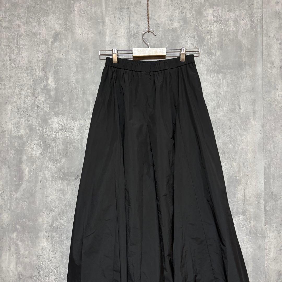美品　23区 ナイロンコットンタフタ フレアスカート