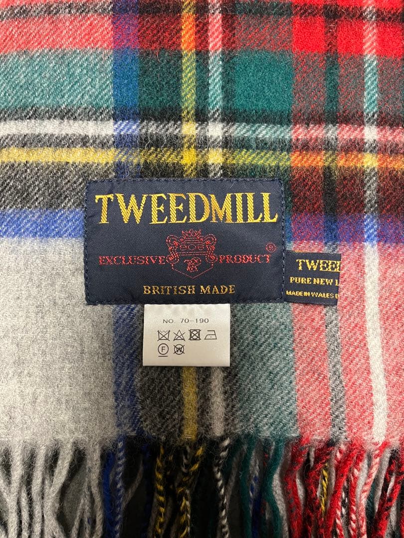 【スローブイエナ】TWEEDMILL タータンチェック大判ストール