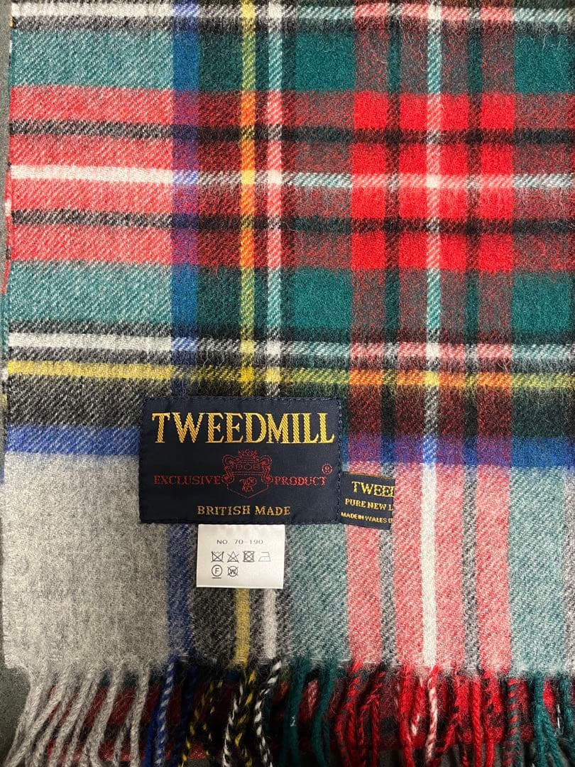【スローブイエナ】TWEEDMILL タータンチェック大判ストール
