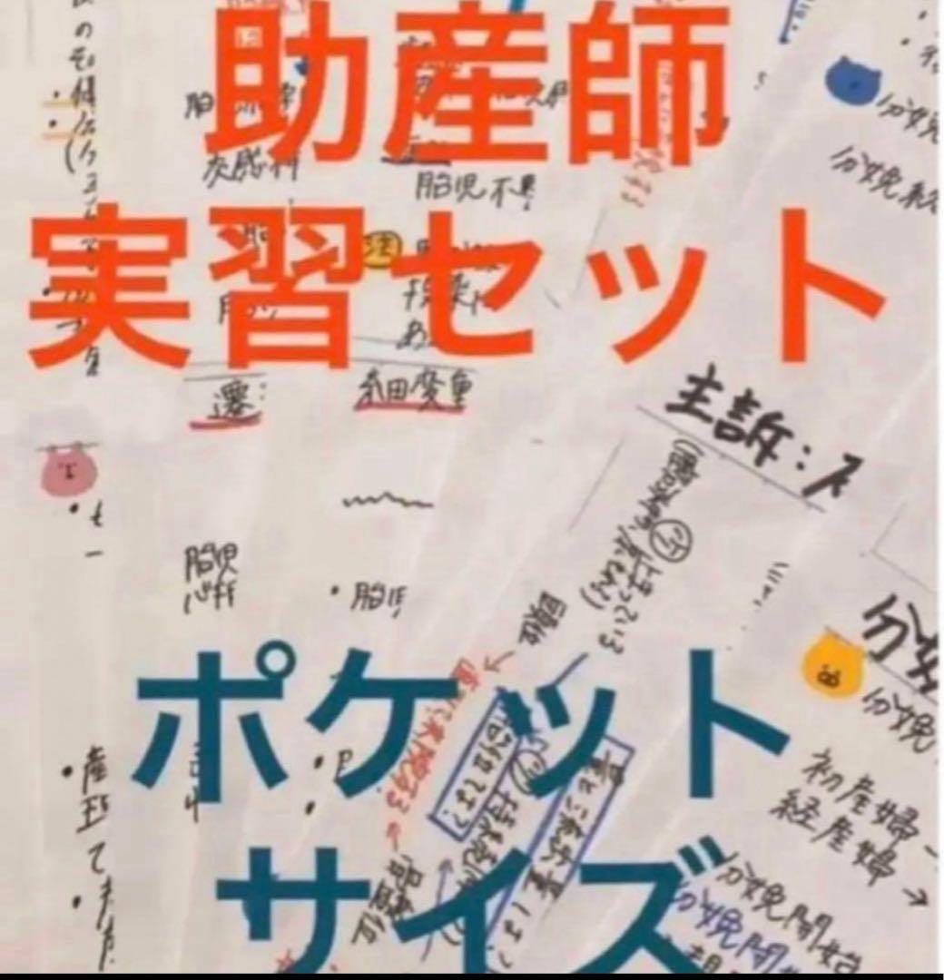 助産師　助産学生　国家試験　合格　実習味方セット　まとめノート　ポケットサイズ