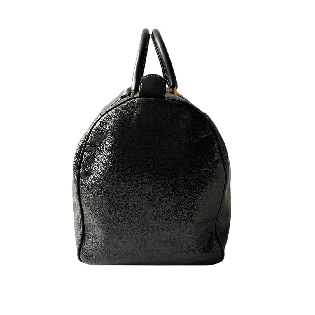 良品★dunhill ダンヒル　ボストンバッグ　ビジネスバッグ　レザー　黒