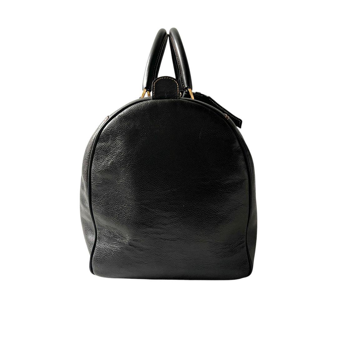 良品★dunhill ダンヒル　ボストンバッグ　ビジネスバッグ　レザー　黒