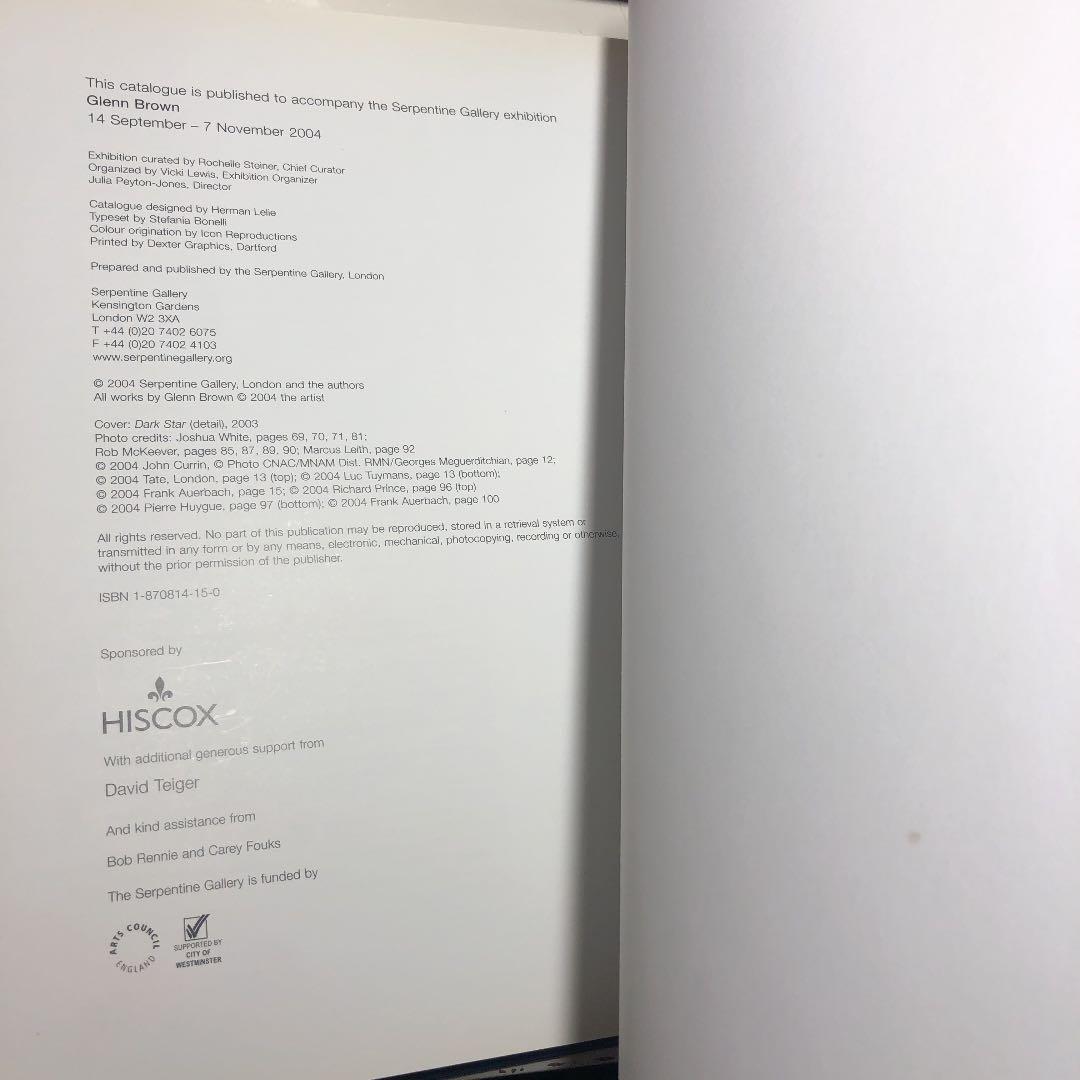 【洋書／展覧会図録】Glenn Brown