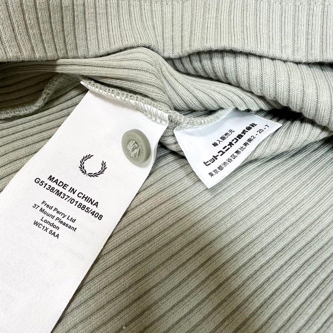 美品✨フレッドペリー ポロシャツ Ribbed Polo Shirt G5138