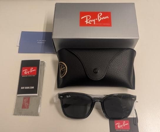 【新品】レイバン RB4392D 645087 66サイズ　クリアグレー