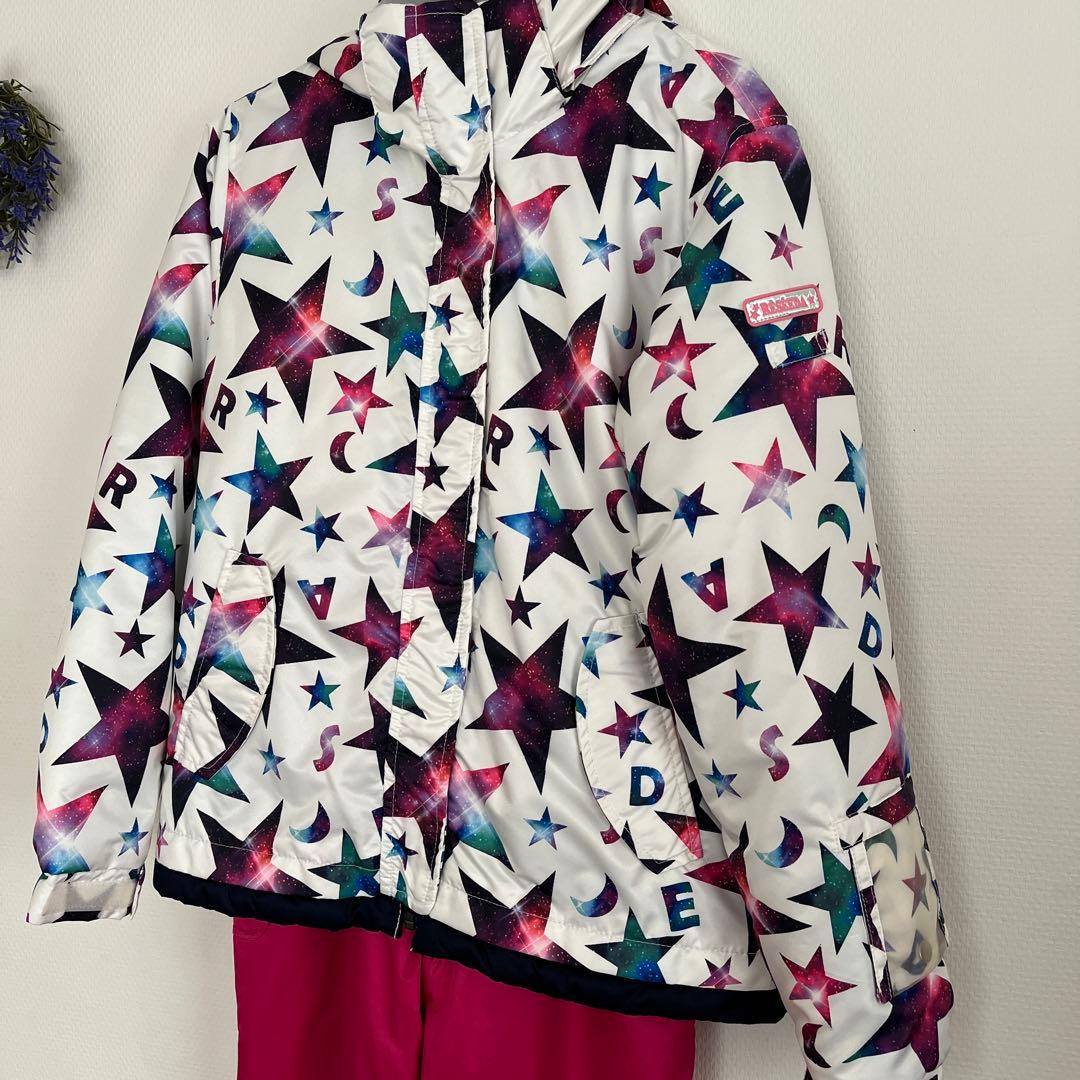 【美品】RESÉDA スキーウェア ジュニア160 上下セット 可愛い