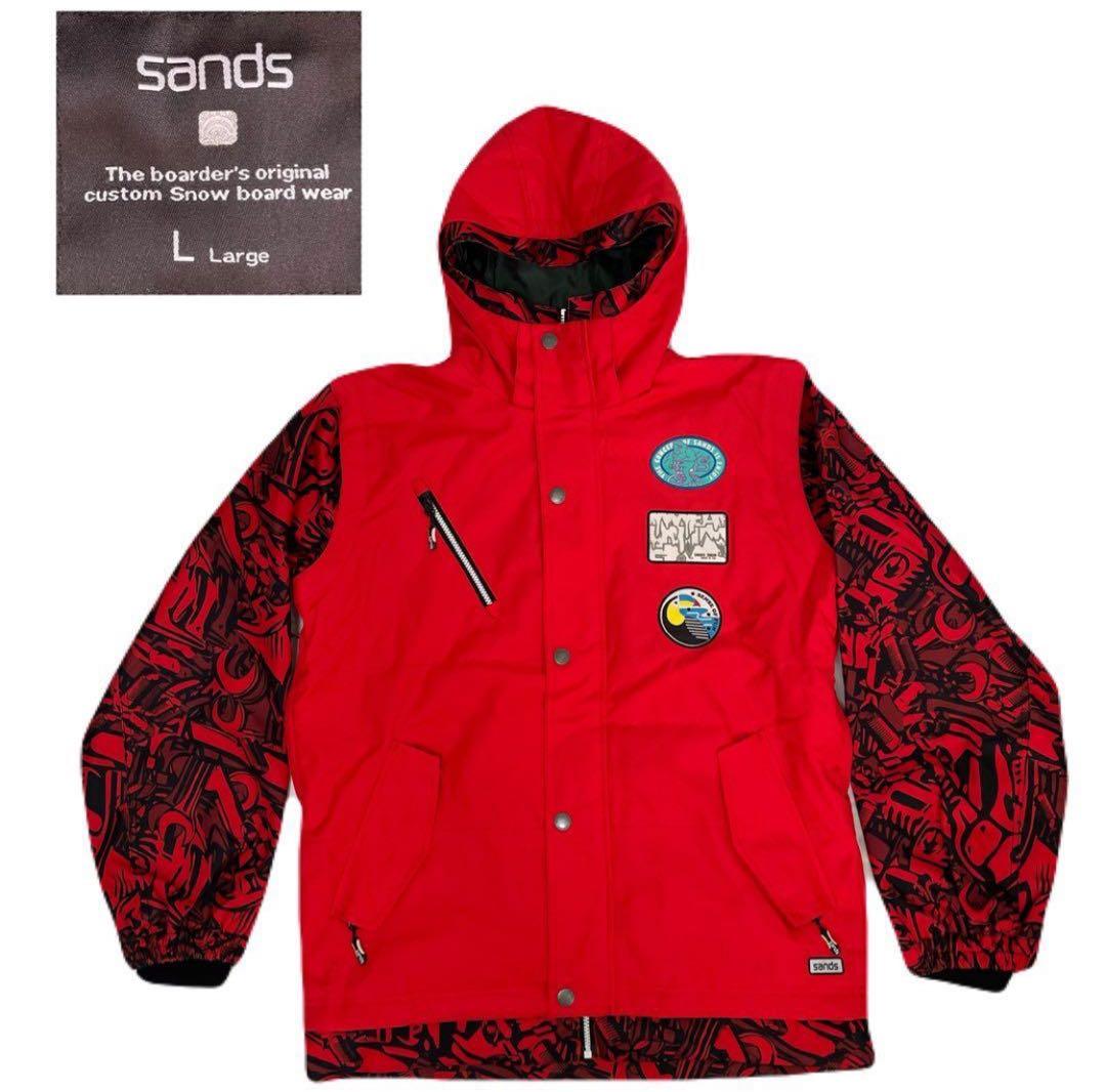 美品 SANDS サンズ ワッペンスノーボードウエア スノーボードジャケット