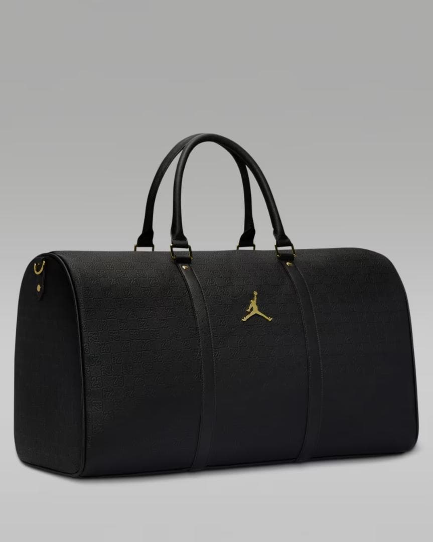 【新品】40L ジョーダン モノグラム ダッフルバッグ ボストンバッグ ブラック