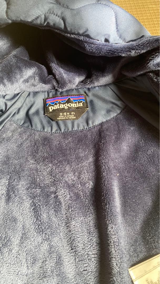patagonia ダークグレー キルティングアウター