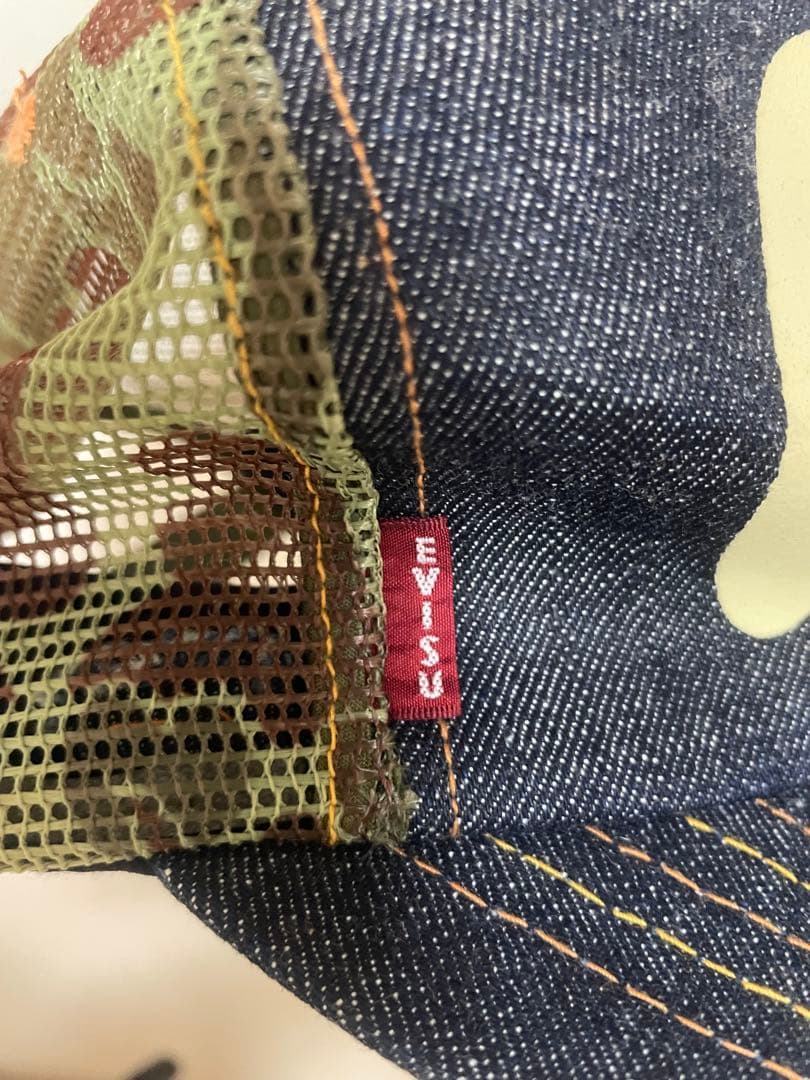 レア EVISU キャップ カモ柄