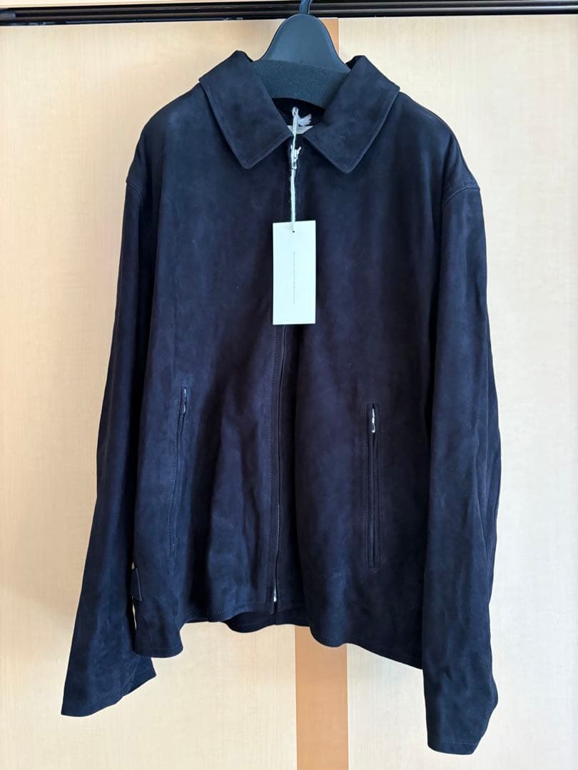 【LIDNM】SUPER SOFT SHEEP SUEDE ZIP