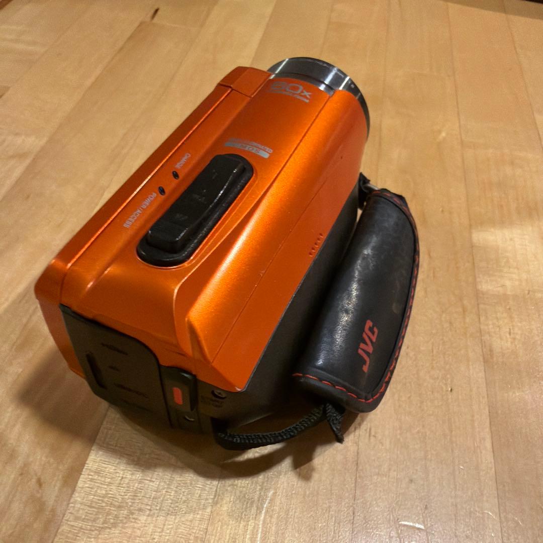 JVC GZ-RX600 防水ビデオカメラ オレンジ