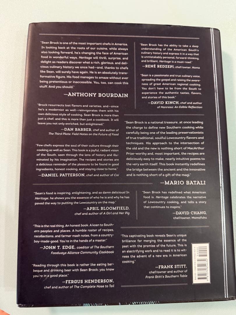 <セール> Heritage by Sean Brock