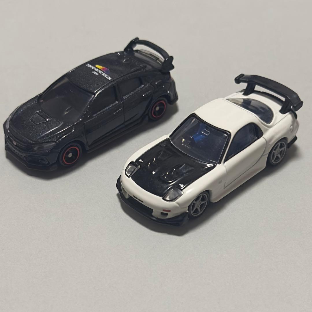 オートサロン トミカ ホンダシビック TYPE R マツダ RX-7 RE雨宮