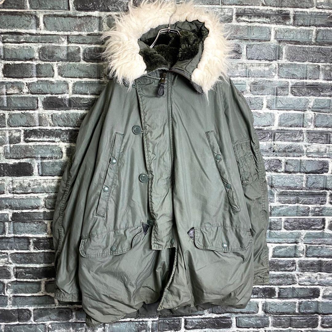 USAF N3Bフライトジャケット 80s 状態良好 米軍実物 古着 hm4