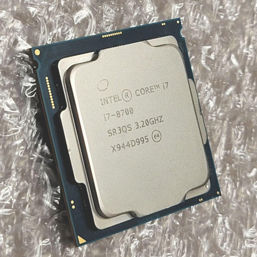 【動作確認済み】intel Core i7 8700 第8世代 3.20GHz