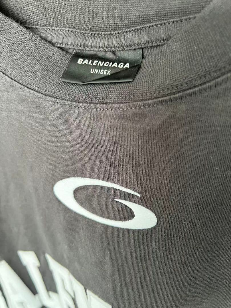 バレンシアガ BALENCIAGA 01 Tシャツ ブラック 新品同様