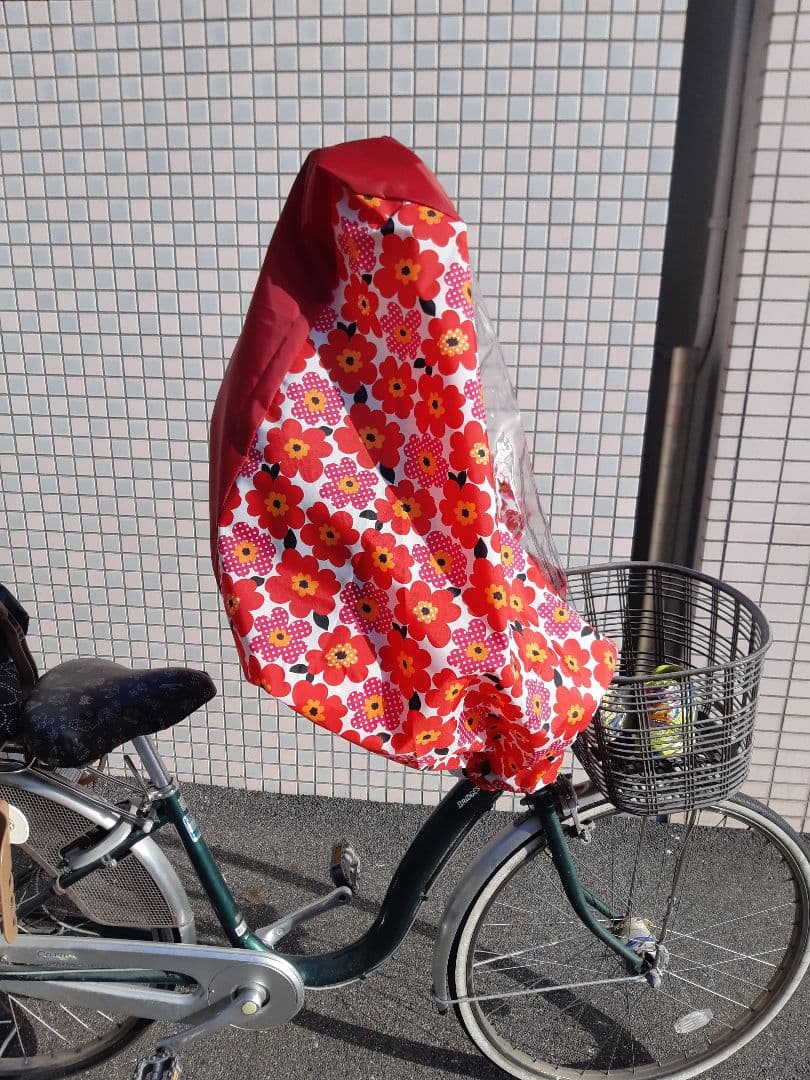 ななな★自転車レインカバー子供乗せ用