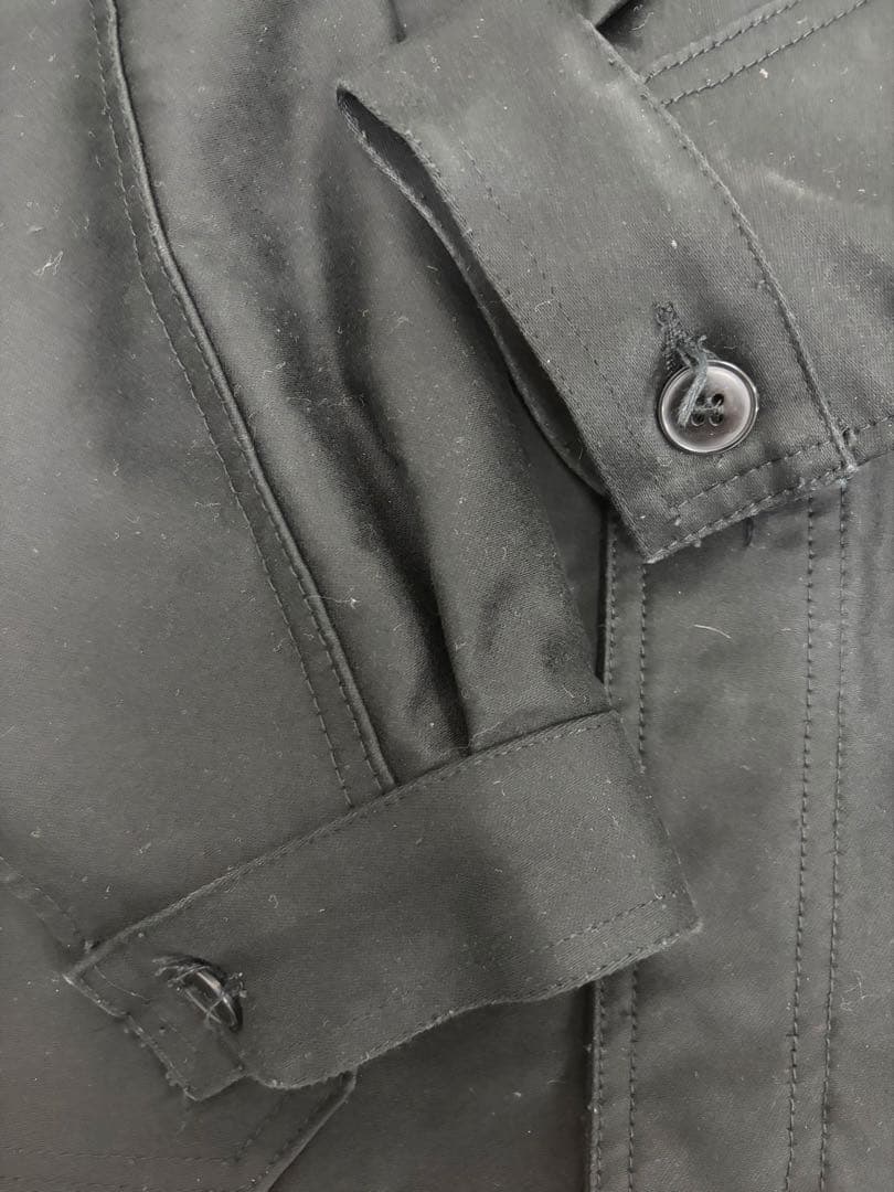 ル・トラヴァイユール　ガリス　モールスキンジャケット size4 黒