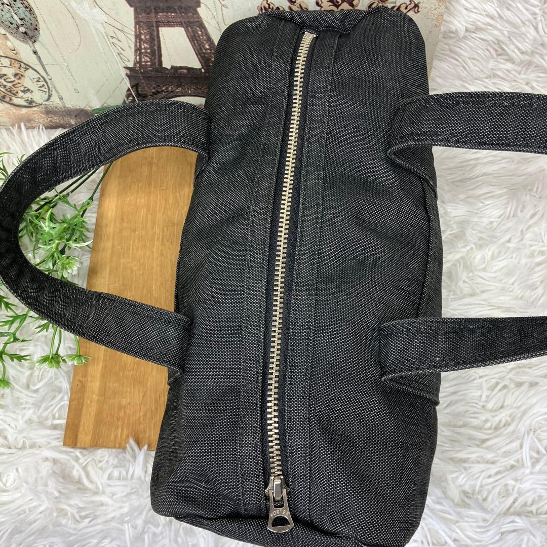 【美品】ポーター スモーキー ボストン ダッフル トート バッグ ブラック