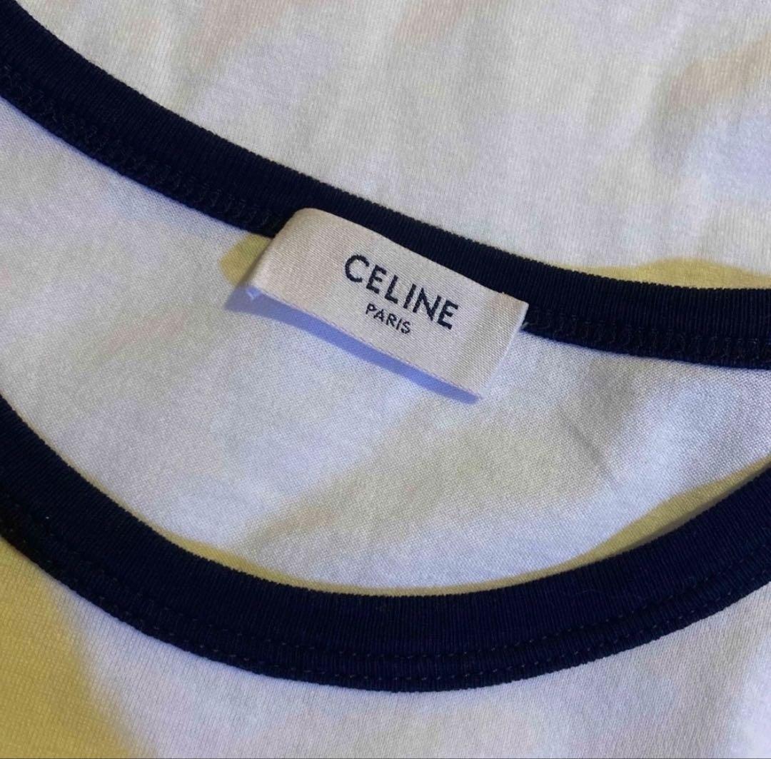 CELINE PARIS セリーヌ トリオンフ　ロゴTシャツ
