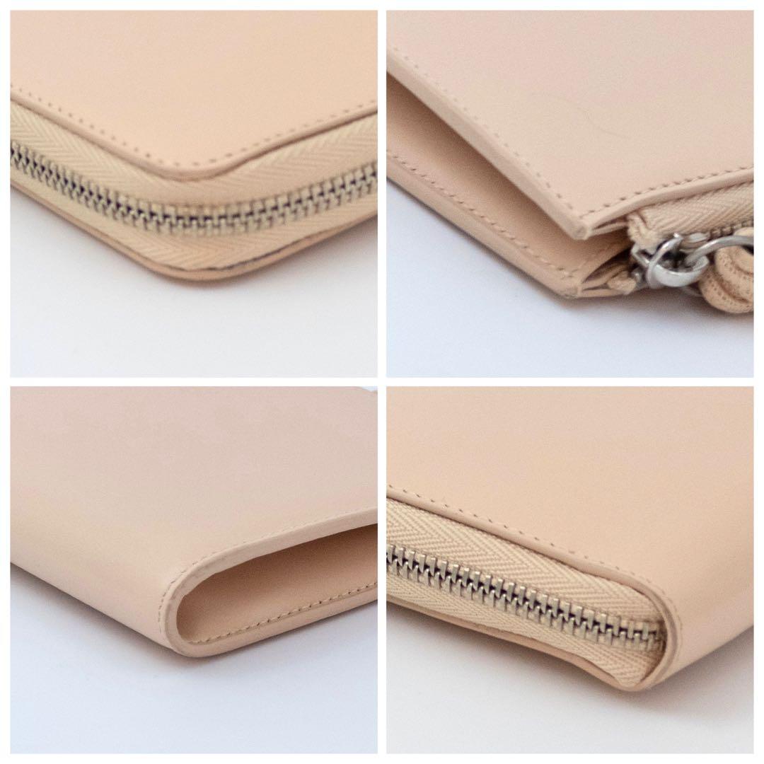 美品JIL SANDER ジルサンダー レザー コンパクトウォレット ピンク