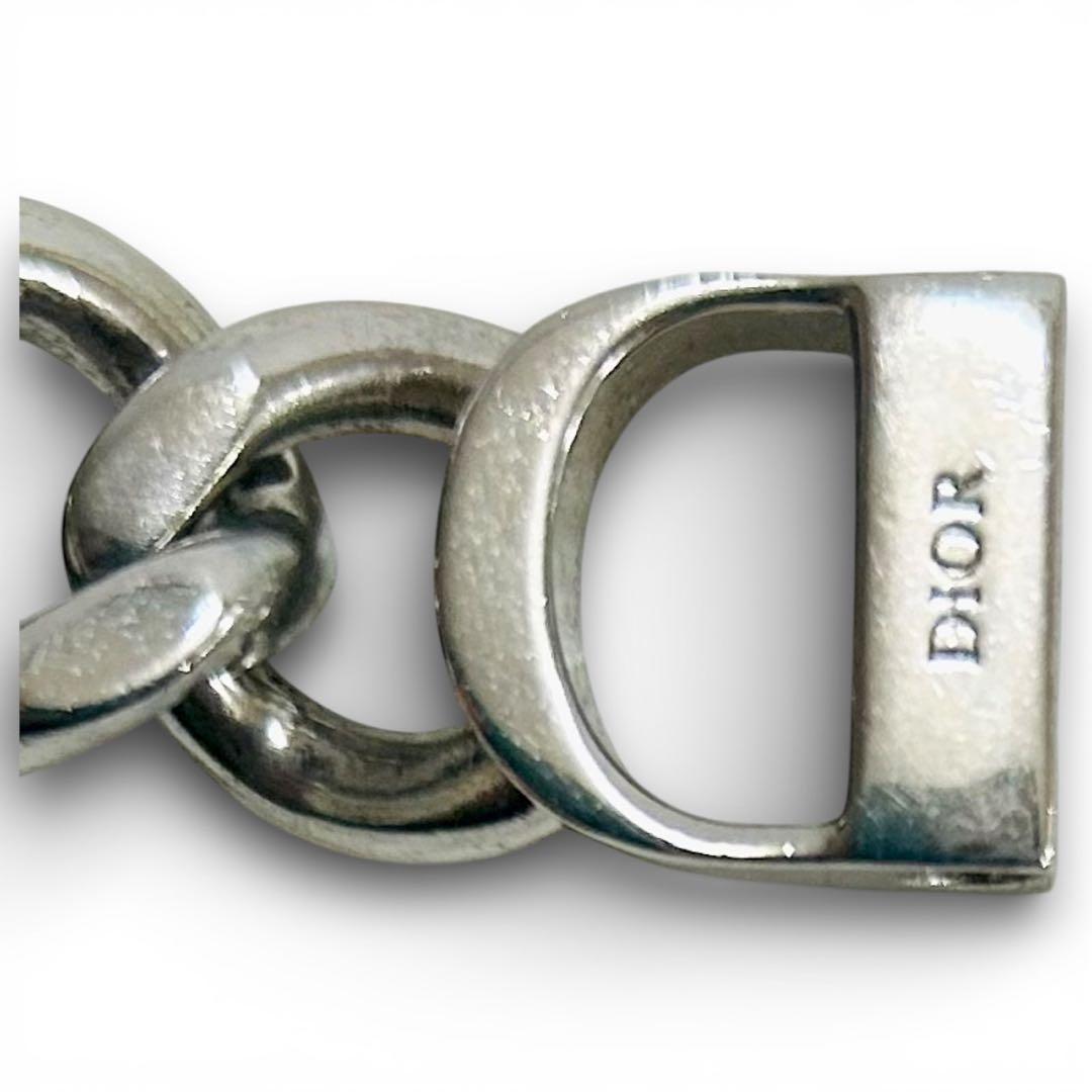 ★美品★ DIOR チェーンネックレス シルバー系　132