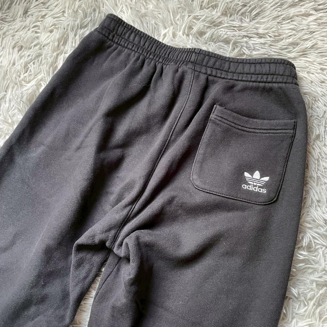 adidas ビッグレフォイル スウェットパンツ M ブラック ジョガー